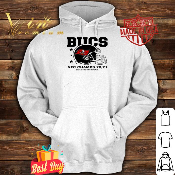 Tampa Bay Buccaneers NFC Champs road to super bowl 2021 t-shirt hoodie