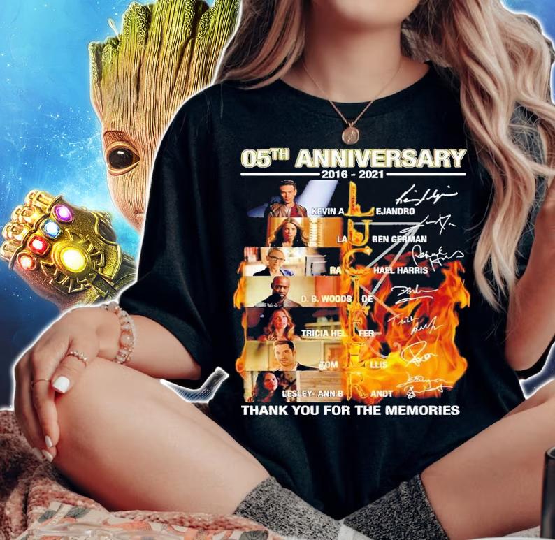05th anniversary 2016 2021 Lucifer thank you for the memories shirt woman shirt