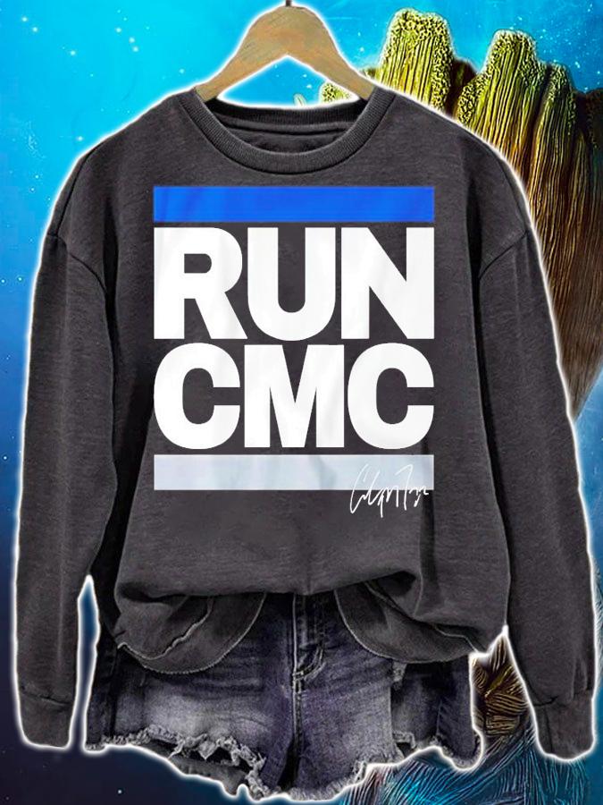 Christian McCaffrey Run CMC signature t-shirt sweatshirt