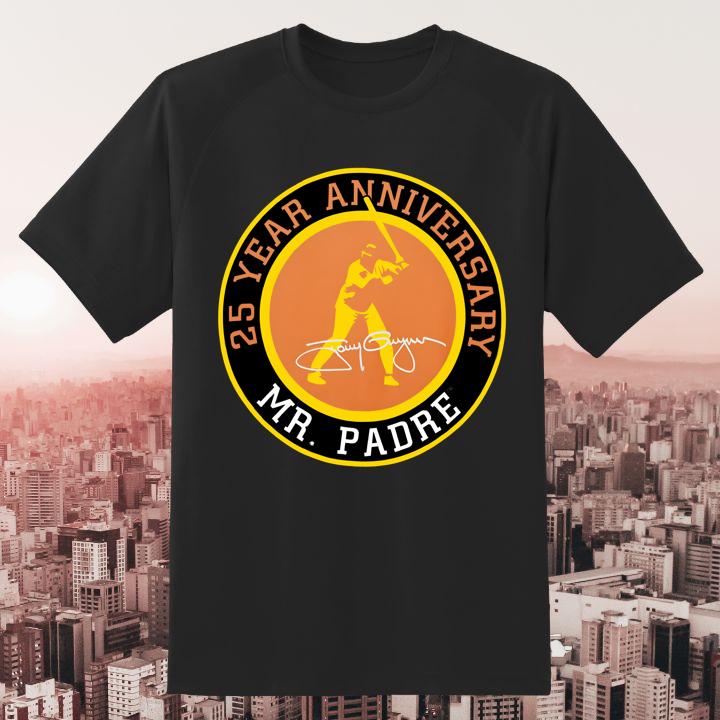San Diego Padres Tony Gwynn Mr. Padre 25 Years Anniversary Signature Shirt