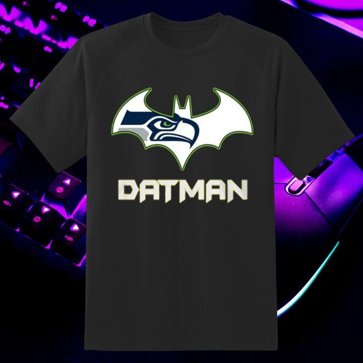 Seattle Seahawks Datman Batman Logo Shirt