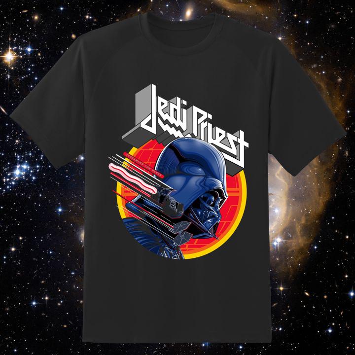 Darth Vader Judas Priest Funny Jedi Priest Screaming For Vader T-Shirt