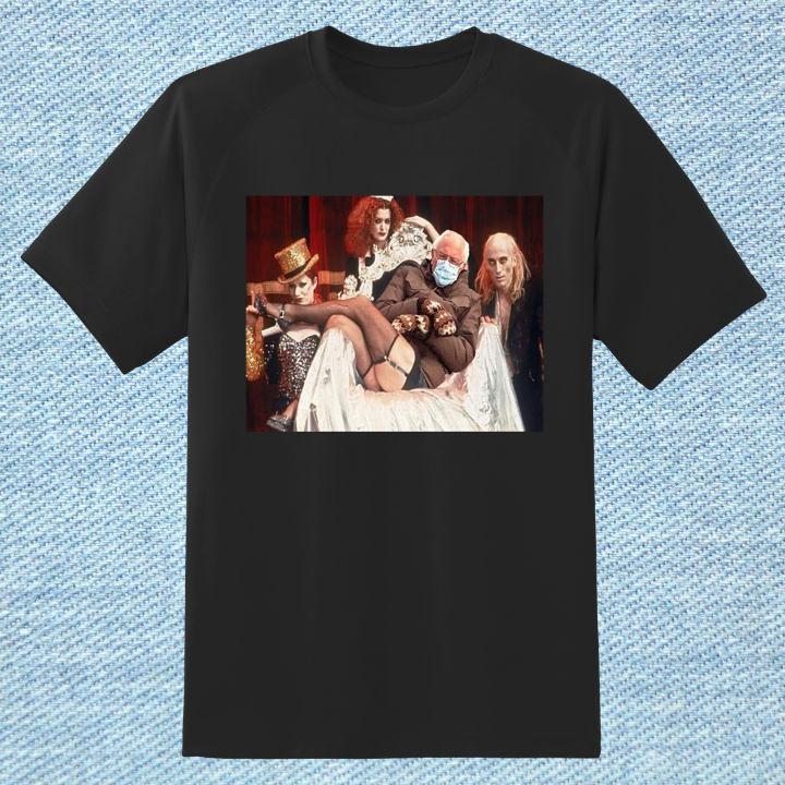 The Rocky Horror Picture Show Bernie Sanders Mittens Meme T-Shirt