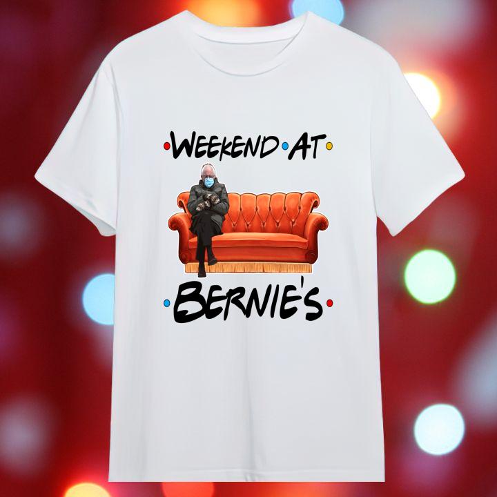 Friends Bernie Sanders Mittens Meme Weekend At Bernie'S T-Shirt