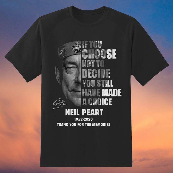 Rush Freewill Lyrics Neil Peart 1952-2020 Autograph Shirt