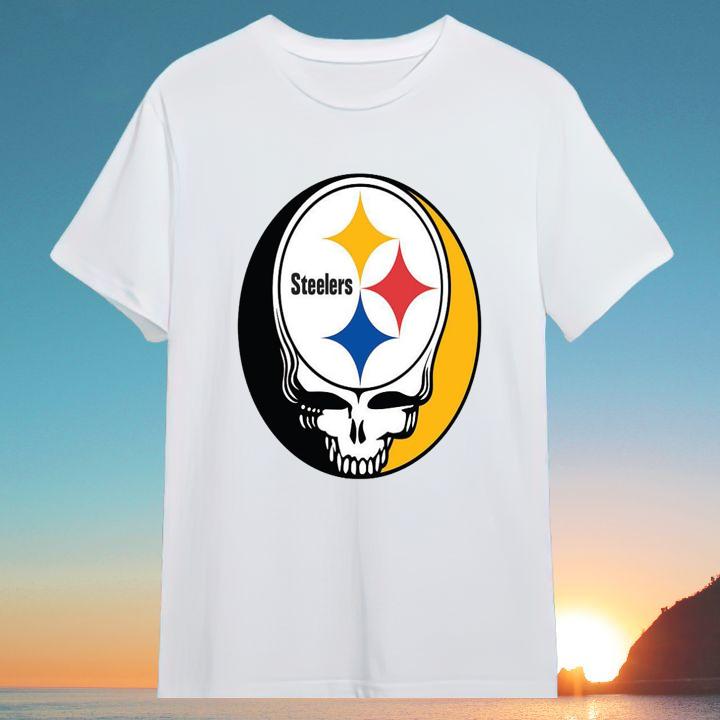 Pittsburgh Steelers Grateful Dead Steal Your Face T-Shirt
