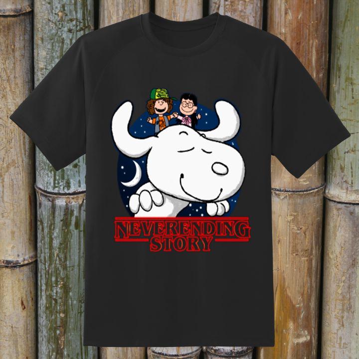 The Neverending Story Dustin And Suzie Stranger Things Snoopy T-Shirt