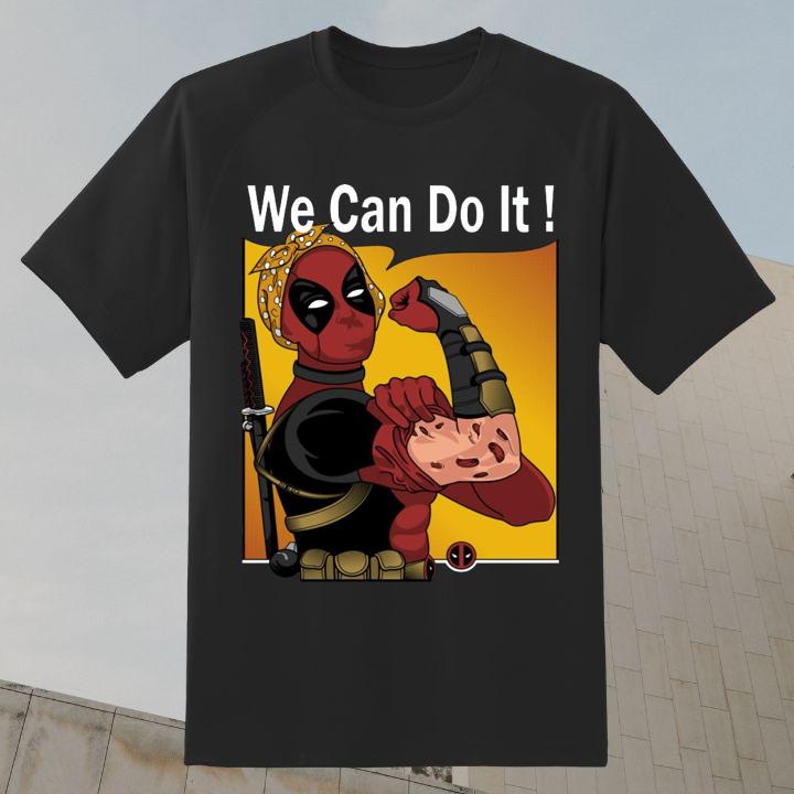 Strong Deadpool Rosie The Riveter We Can Do It T-Shirt