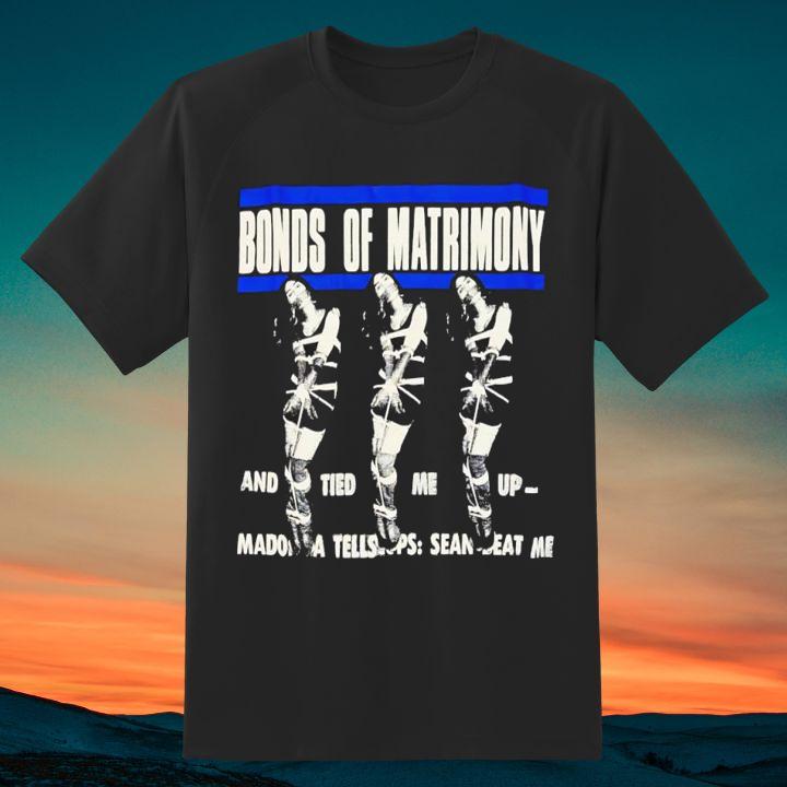 Madonna Bonds Of Matrimony Blue White T-Shirt
