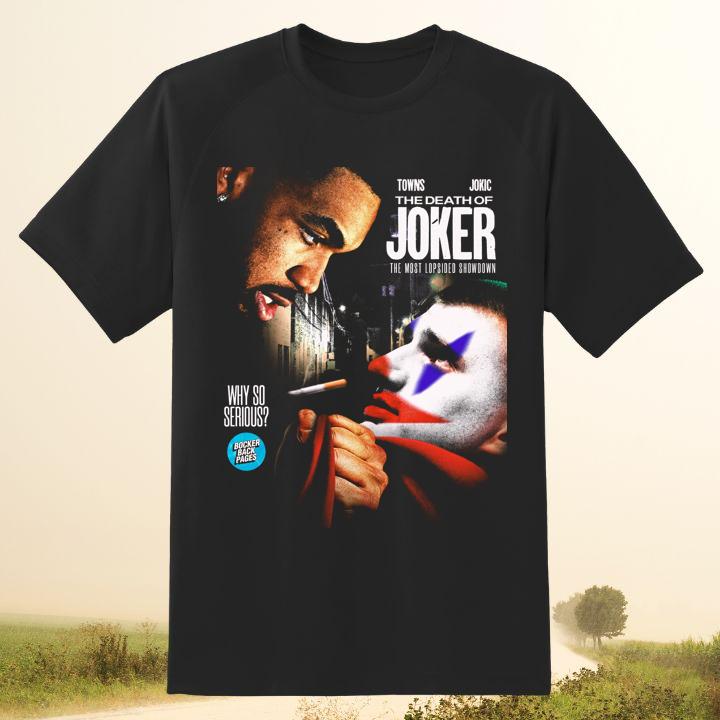 Bocker Backpages Towns Jokic The Death Of Joker Folie A Deux T-Shirt