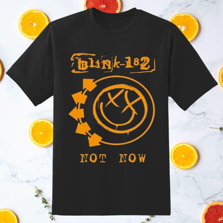 Premium Not Now Blink-182 Rock Band Album Greatest Hits T-Shirt