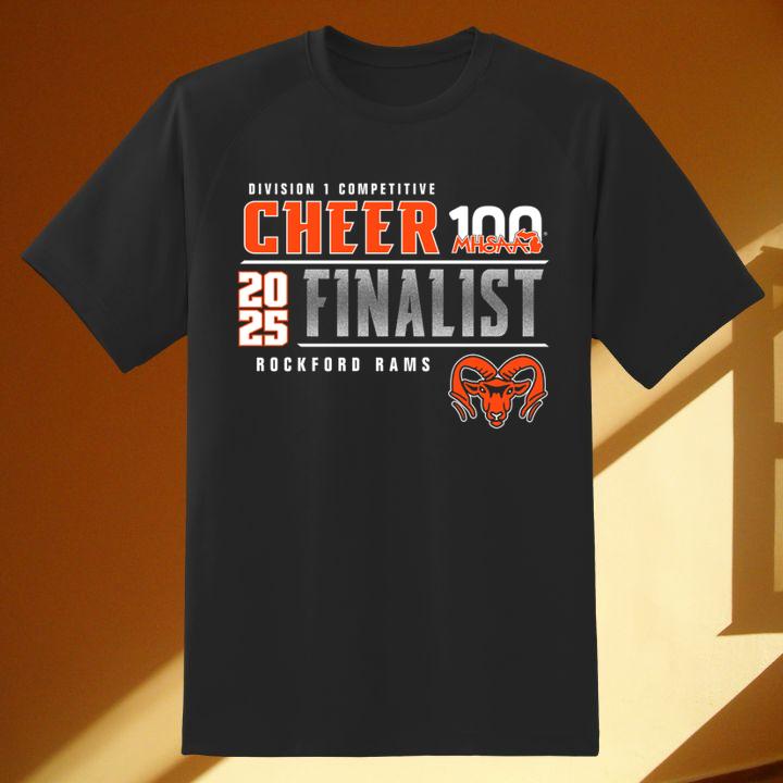 Rockford Rams Cheer D1 Finalist 2025 Shirt - Celebrate the Victory!