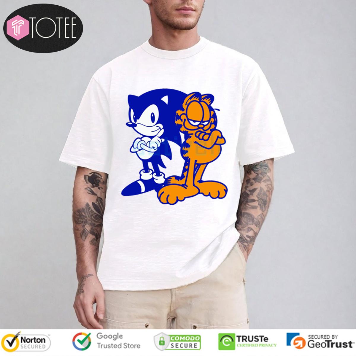 Sonfield Parody Sonic X Garfield T-Shirt