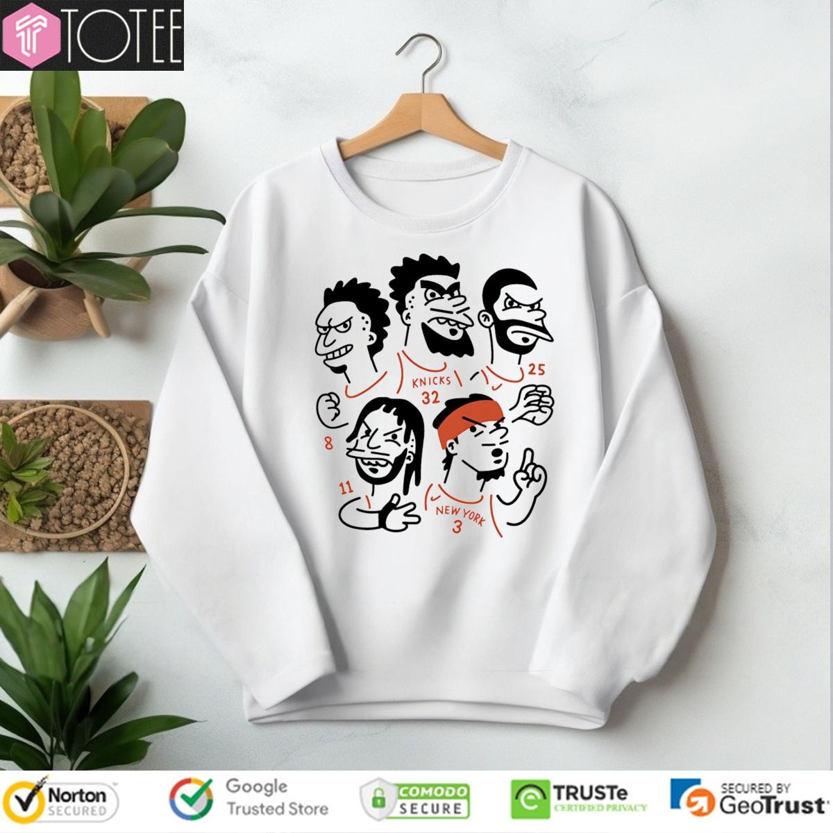 New York Knicks Players Caricatures sweatshirt