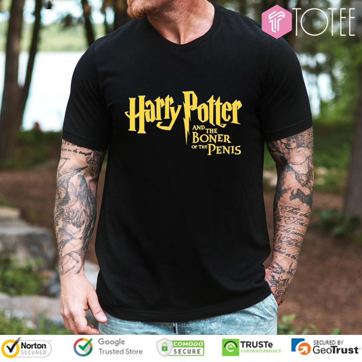 Harry Potter Wizard And The Boner Of The Penis T-shirt