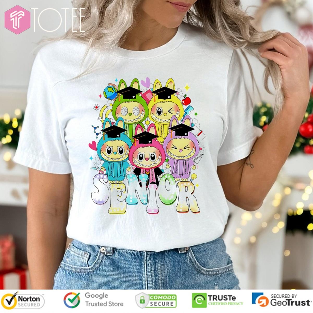 Graduation Senior Labubu The Monsters T-shirt