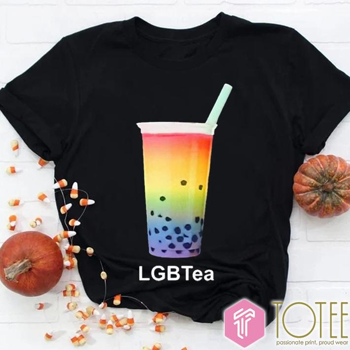 Lgbtea Boba Tea X Lgbt Pride Rainbow T-shirt