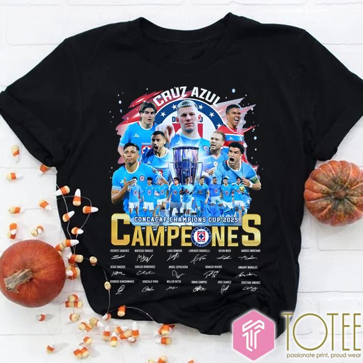 Cruz Azul FC 2025: Get Campeones Signatures T-Shirt Now!