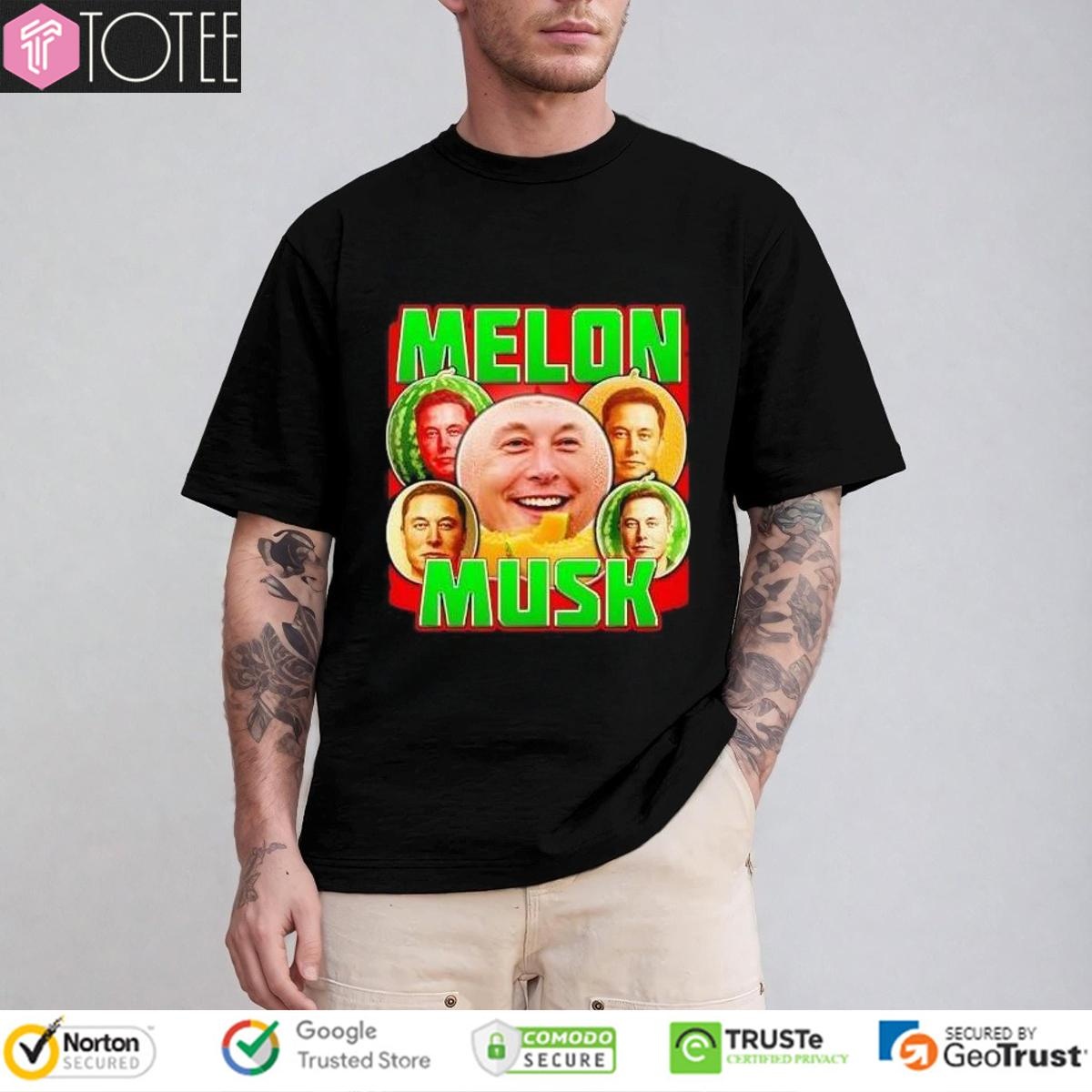 Melon Musk Parody Watermelon Elon Musk T-shirt