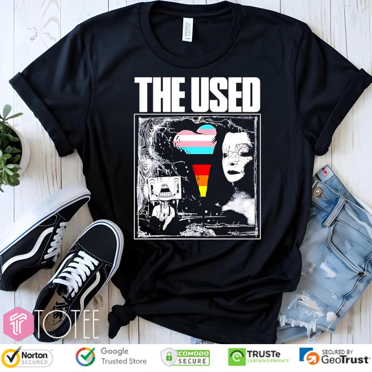 The Used Rock Band 25 Year Anniversary Tour Lgbt Pride T-shirt