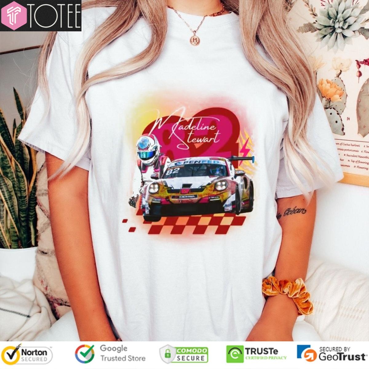 Madeline Stewart 82 Nascar 2025 Incoming Retro Style T-shirt