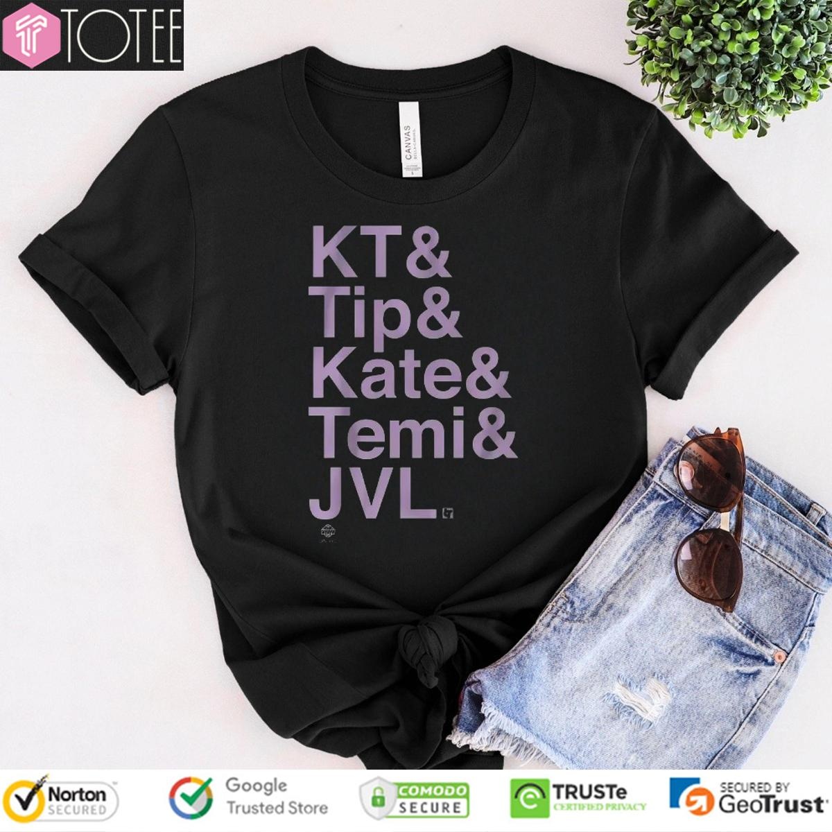 Golden State Valkyries Players Names Kt Tip Kate Temi Jvl T-shirt