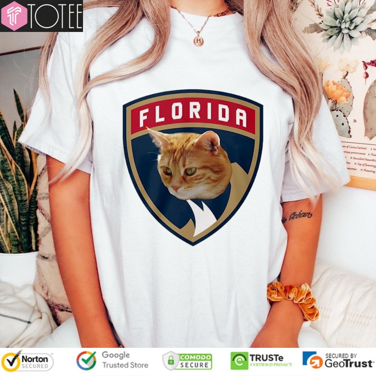 Paul Maurice His Cats Parody Florida Panthers Logo T-shirt