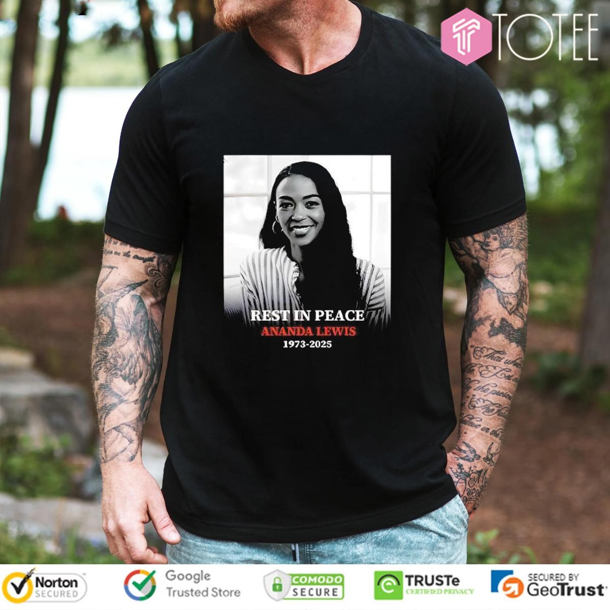 Rest In Peace Ananda Lewis 1973-2025 T-shirt