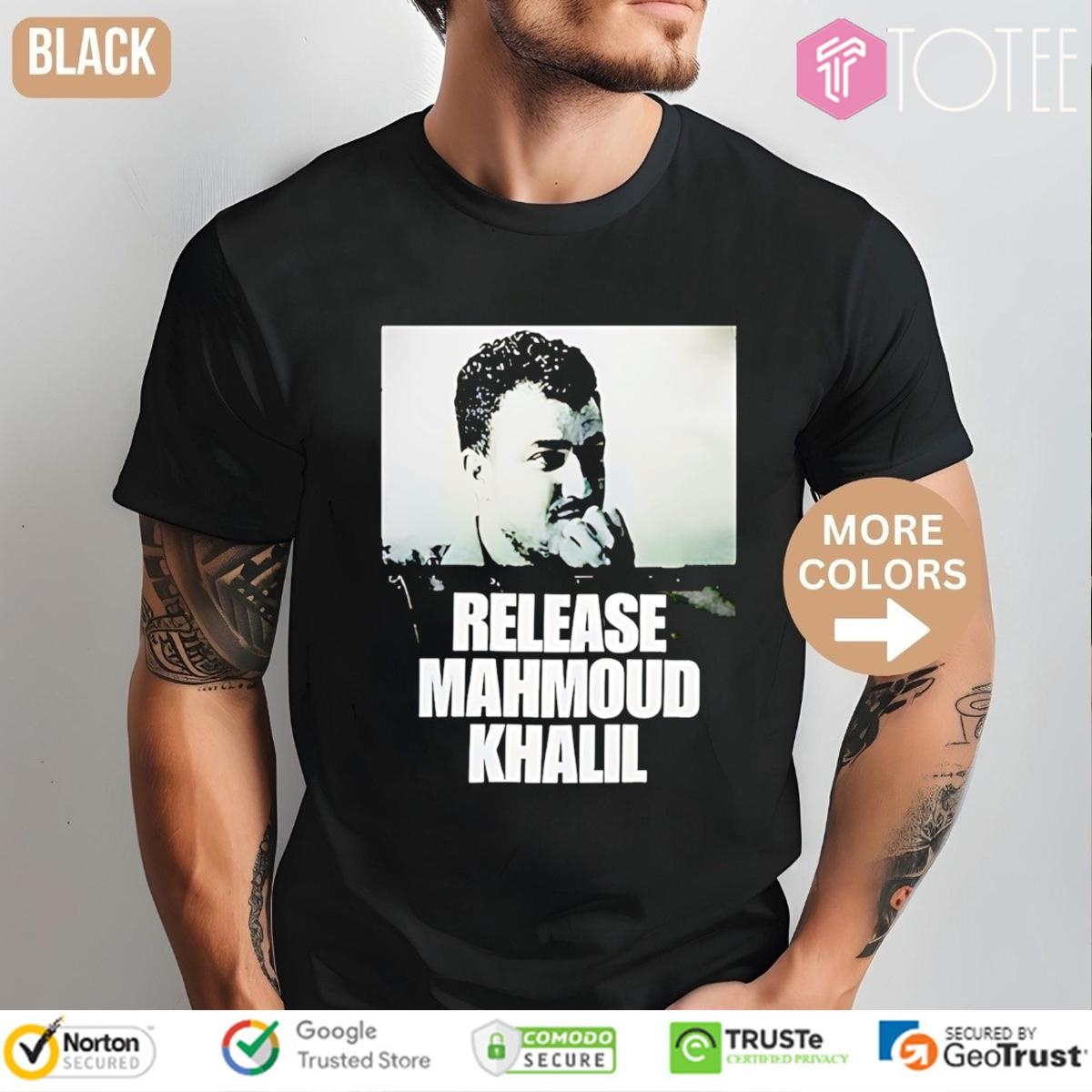 Release Mahmoud Khalil T-shirt