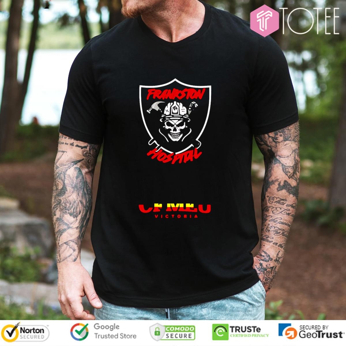 Skull Frankston Hospital Cfmeu Victoria T-shirt
