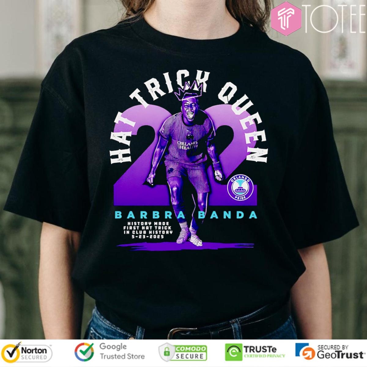 Hat Trick Queen Barbra Banda Orlando Pride Graphic T-shirt
