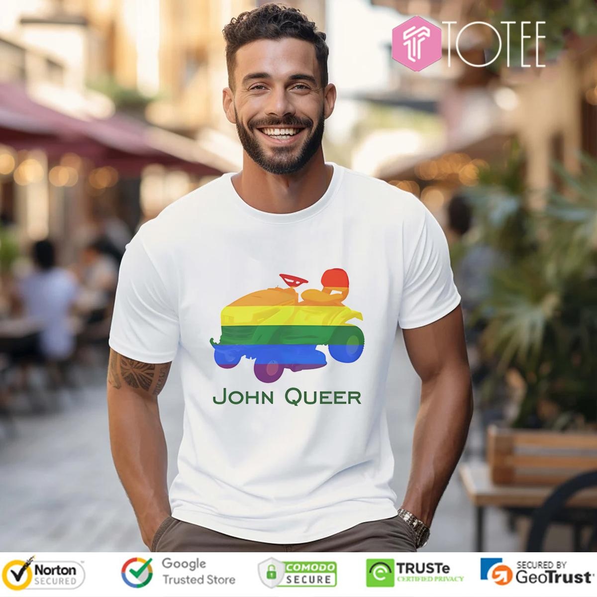 John Queer Lgbt Pride Rainbow T-shirt