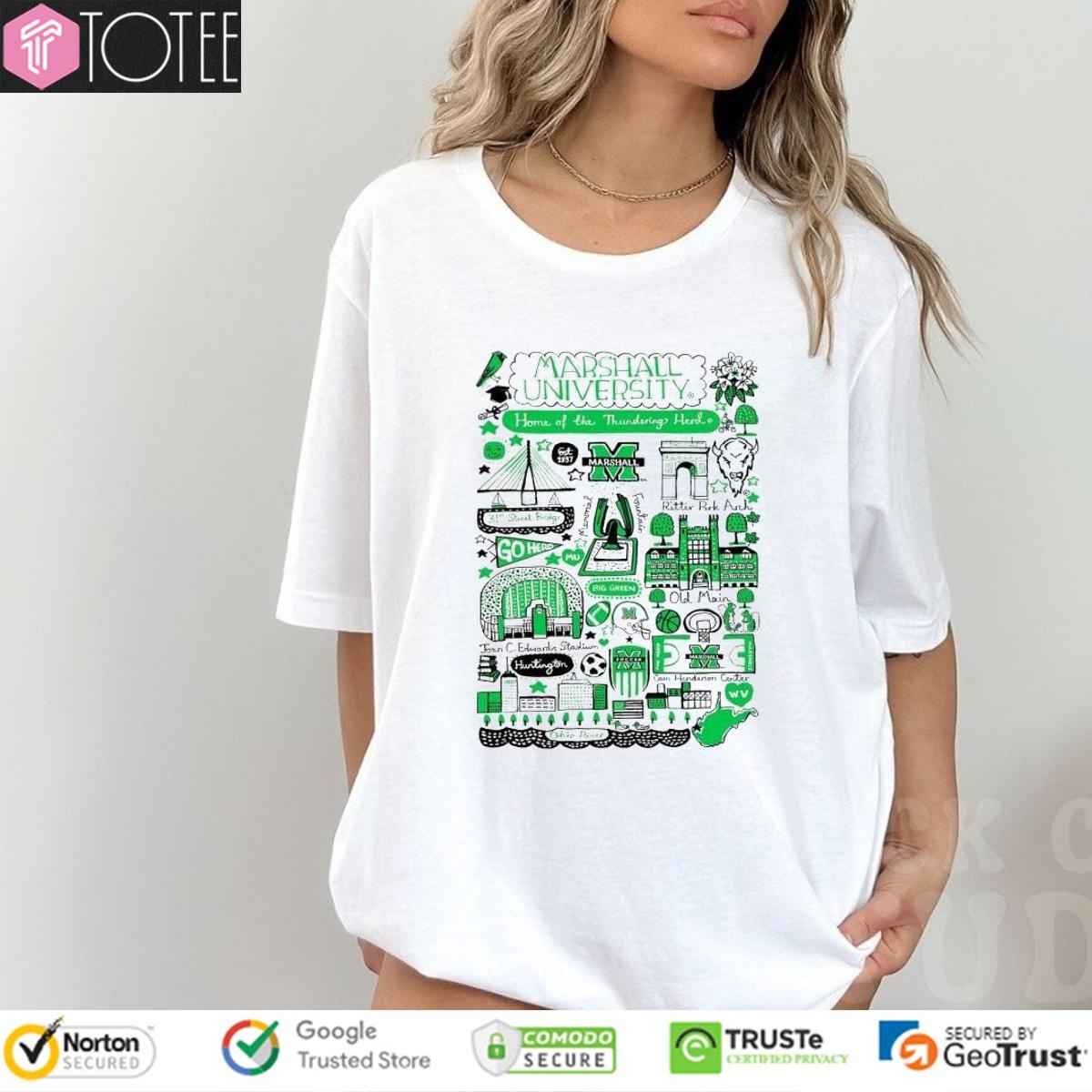 Marshall University Art Illustration T-shirt