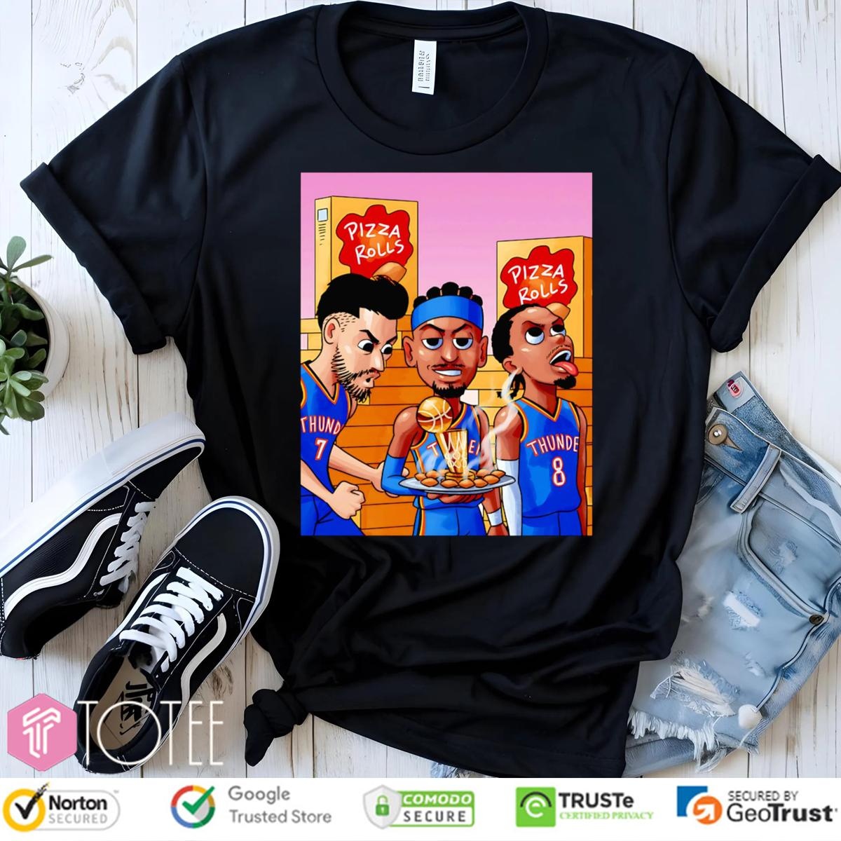 Pizza Rolls Oklahoma City Thunder T-shirt