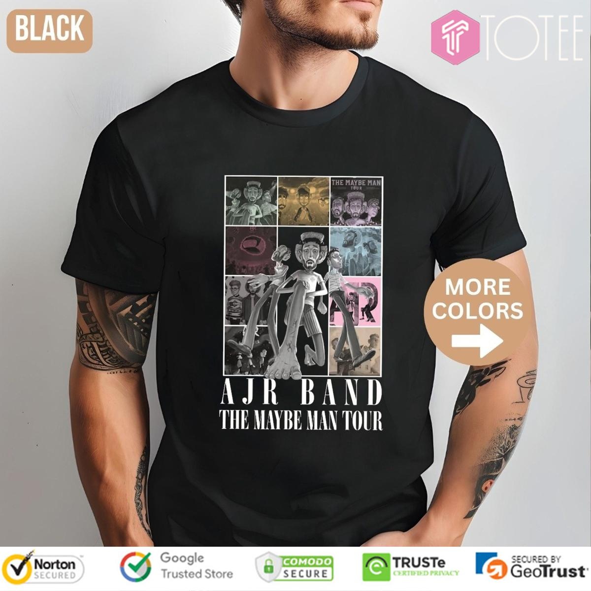 Ajr Band The May Be Man Tour Ver Eras Tour T-shirt
