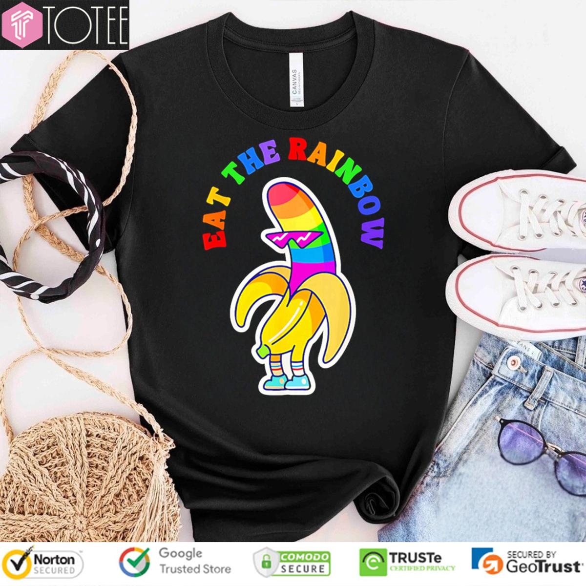 Banana Lgbt Pride Eat The Rainbow T-shirt
