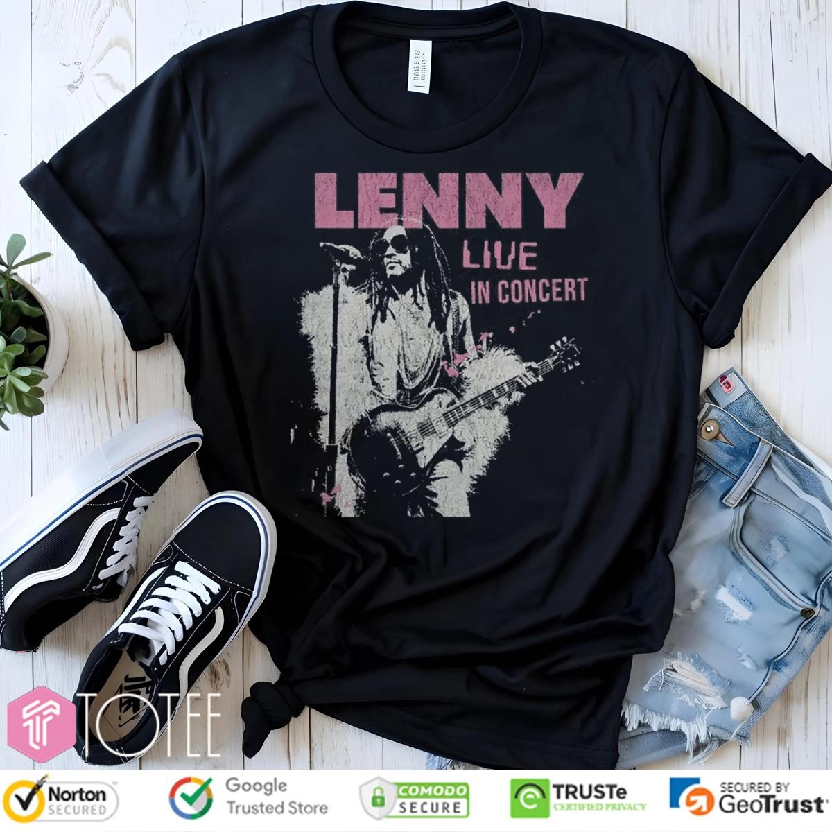 Lenny Kravitz With Guitar Live In Concert T-shirt