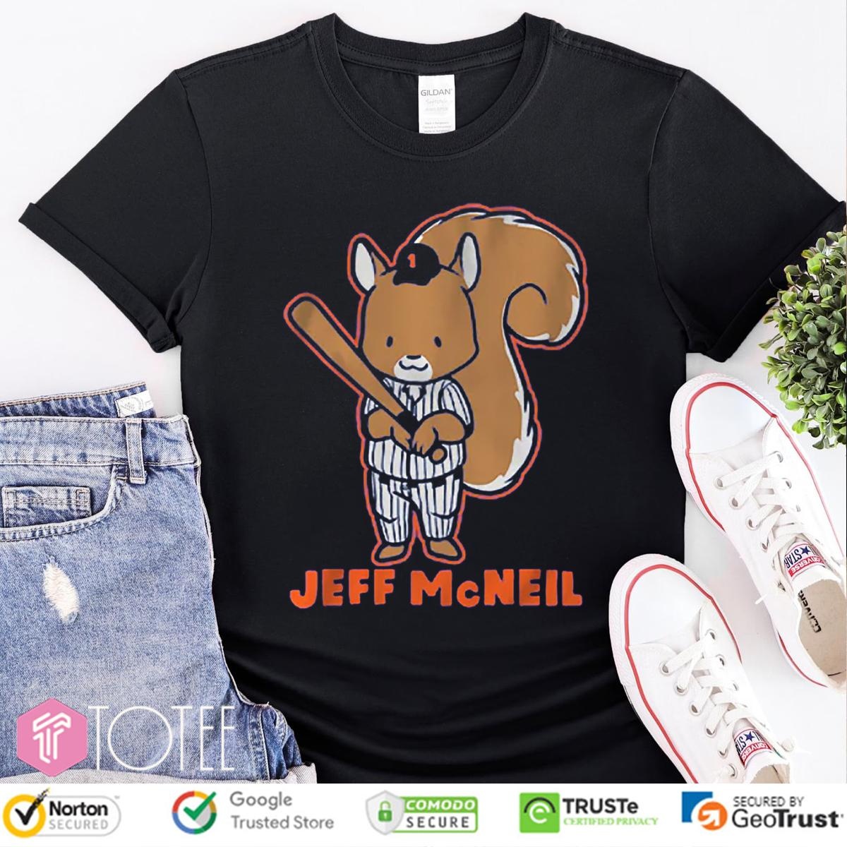 Jeff Mcneil Flying Squirrel New York Mets Baseball T-shirt
