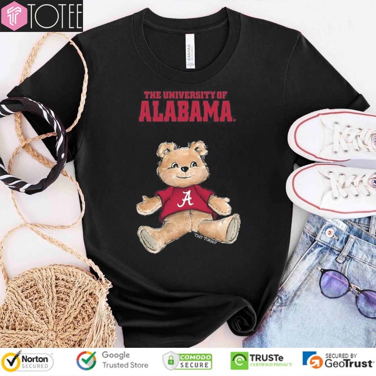 Tiny Turnip Teddy Bear X Alabama Crimson Tide T-shirt